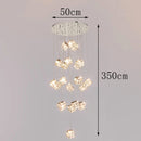 Axyaa Crystal Chandelier Pendant Light for Living Room Bedroom Ceilings