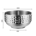 Axyaa Double Layer Stainless Steel Rice Bowl - Golden Ramen Bowls