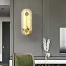Axyaa Marble & Copper Wall Light for Living Room & Bedroom