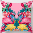 Axyaa Flamingo Cushion Cover 45*45cm – Home Sofa Decor Pillowcase