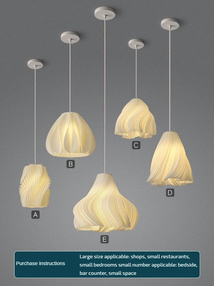 Axyaa 3D Printing Ceiling Chandelier: Modern Creative Pendant Lights for Home Décor