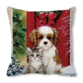Axyaa Christmas Cat Dog 2023 Pillowcase Snowman Gift Set Decor