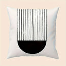 Axyaa Minimalist Round Printed Pillowcase Cover