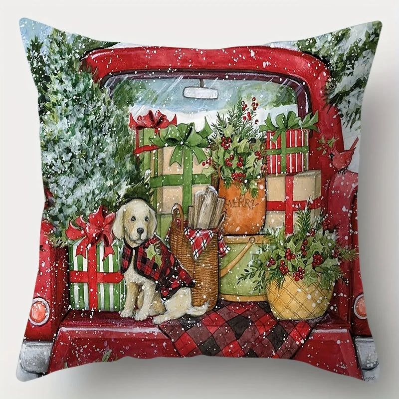 Axyaa Christmas Tree Pillowcase for Home Decor and Gifting