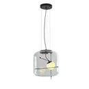 Axyaa Glass Ball Pendant Lamp: Retro Style for Restaurant, Coffee Bar, Shop.
