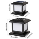 Axyaa Solar Lamp Pillar Light for Outdoor Landscape Decor