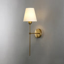 Axyaa Modern Nordic Wall Sconce with Cloth Cover for Bathroom Mirror Bedroom