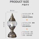 Axyaa Turkish Mosaic Glass Table Lamp DIY Material Package for Parent-child Bonding and Home Decor