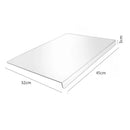 Axyaa Kitchen Acrylic Cutting Board with Lip - Anti-slip Chopping Boards