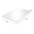 Axyaa Acrylic Cutting Board with Lip: Anti-slip Kitchen Chopping Board & Counter Protector