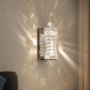 Axyaa LED Crystal Wall Lamp for Living Room Bedroom Decor