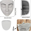 Axyaa Face Flower Pot Vase Resin Craft Wall Decoration