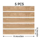 Axyaa Wood Plank Vinyl Floor Tile, Self-Adhesive, Easy DIY, SXP Stickers for Any Room