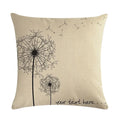 Axyaa Linen Pillowcase: Soft Printed Cover for Sofa, Car, or Home Décor