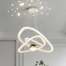 Axyaa Nordic Dining Room Pendant Ceiling Chandelier Light for Living Room