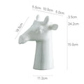 Axyaa Giraffe Ceramic Vase: Aesthetic Desk Decoration and Floral Arrangement