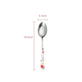 Axyaa Cute Girl Strawberry Cutlery Set - Stainless Steel & Ceramic Handle