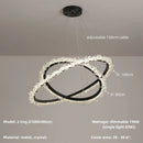 Axyaa Gold Metal LED Chandelier for Modern Home Decor