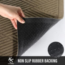 Axyaa Welcome Mat, Absorbent Indoor/Outdoor, Stain & Fade Resistant, Non-Slip Rubber