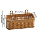 Axyaa Rattan Laundry Basket with Lid - Plus Size Home Organizer for Wardrobe