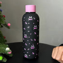 Axyaa Kawaii Cherry Stainless Steel Thermos Tumbler 500ml Insulated Flask Water Bottle