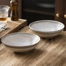 Axya Retro Ceramic Salad and Noodle Bowl for Mixing and Serving, Large Soup Bowl