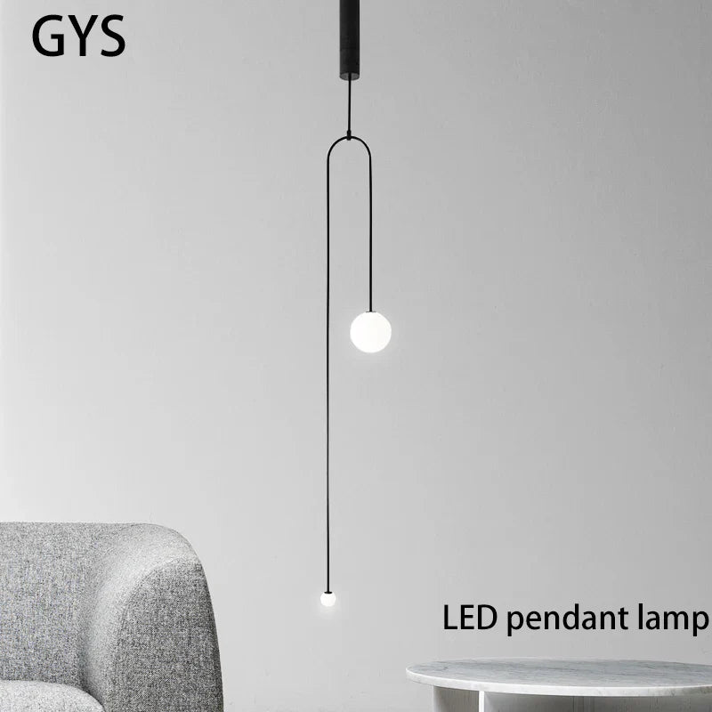 Axya Minimalist Nordic LED Pendant Lamp for Bedroom, Bar, and Home Decor