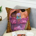 Axyaa Anime Art Pillowcase Cushion Cover 45*45 for Sofa Decor