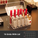 Axyaa Lipstick & Makeup Organizer: Cosmetic & Nail Polish Display Holder Box