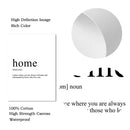 Nordic Family Love Quotes Wall Art Canvas Painting Decor by Axyaa