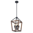 Axyaa Rustic Iron Cage Chandelier for Home Bar Shop