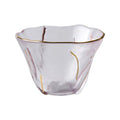 Axyaa 80ml Heat Resistant Tea Cup Vertical Texture Sake Tasting Glass