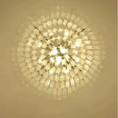 Axyaa Modern Crystal Glass Chandelier for Living and Dining Room