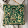 Day of the Dead Skeleton Pattern Pillow Covers by Axyaa - Sofa, Bedroom, Car Pillow Cover
