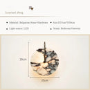 Axyaa Marble Wall Lantern Living Room Decoration - Modern & Elegant Stone Age Design