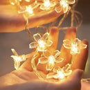 Axyaa Crystal Ball Globe String Lights Warm White Fairy Hanging Light