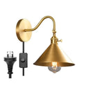Axyaa Indoor LED Wall Lights with Pull Chain Switch for Bedroom and Living Room