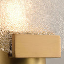 Axyaa Copper Round Wall Lamp Glass Light for Living Room Bedroom Corridor LED Lighting