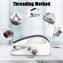Axyaa Handheld Mini Sewing Machine: 2 Speed Stitching Gadget