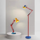Axyaa Colorful Foldable Long Arm Floor Lamp for Living Room and Children's Room