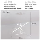 Axyaa Nordic Modern Geometric LED Pendant Light for Home Decor and Lighting Fixtures