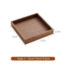 Axyaa Solid Wood Entrance Desk Organizer Tray - Storage for Keys, Jewelry, Cosmetics
