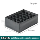 Axyaa Wardrobe Organizer for Underwear, Socks, Pants, Bras, Clothes - Drawer Storage Box