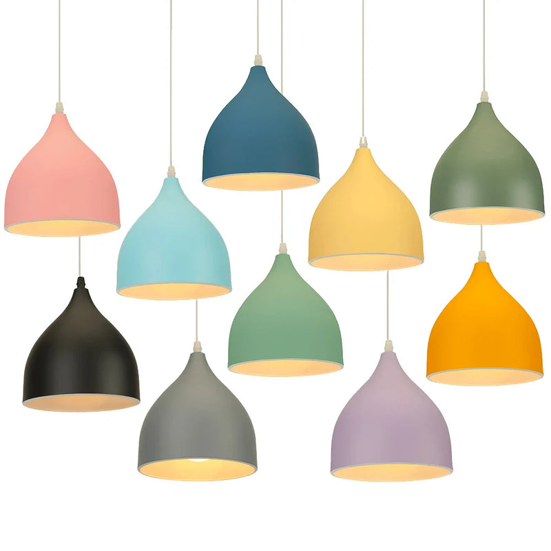 Axyaa Nordic Lustre Pendant Lamp: Modern E27 Hanging Light for Home, Restaurant, Bedroom