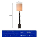 Axyaa Solid Wood Floor Lamp with Fabric Lampshade for Home Study, Living Room, Bedroom