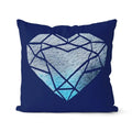 Axyaa Navy Blue Geometric Cushion Cover - Decorative Sofa Pillowcase