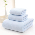 Axyaa Pineapple Grid Coral Fleece Towel Set