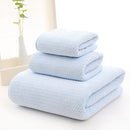 Axyaa Pineapple Grid Coral Fleece Towel Set