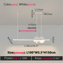 Axyaa LED Minimalist Pendant Lamps - Modern Designer Chandelier