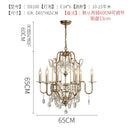 Axyaa High Living Room Dining Crystal Lamp Duplex Villa Light Luxury